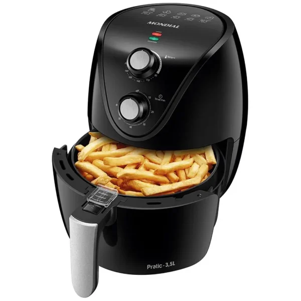 Air Fryer Mondial Pratic AF-31 Preta 3,5L com Timer