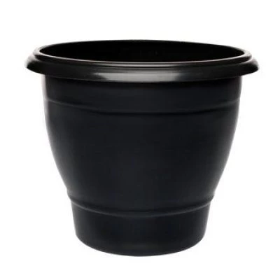 Kit 5 Vasos Redondos Grande Preto 15 Litros