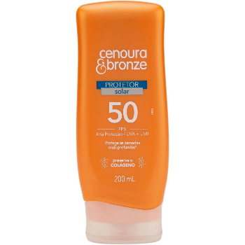 Cenoura e Bronze Protetor Solar Fps50 200ml