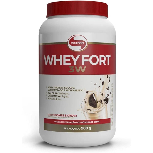 Vitafor - Whey Fort 3W - 900g - Cookies n' Cream