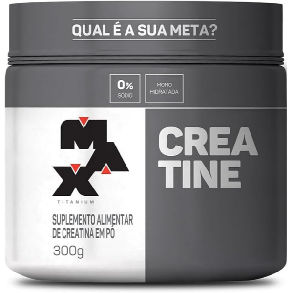 Max Titanium Creatina - Suplemento alimentar de creatina em pó, 300g
