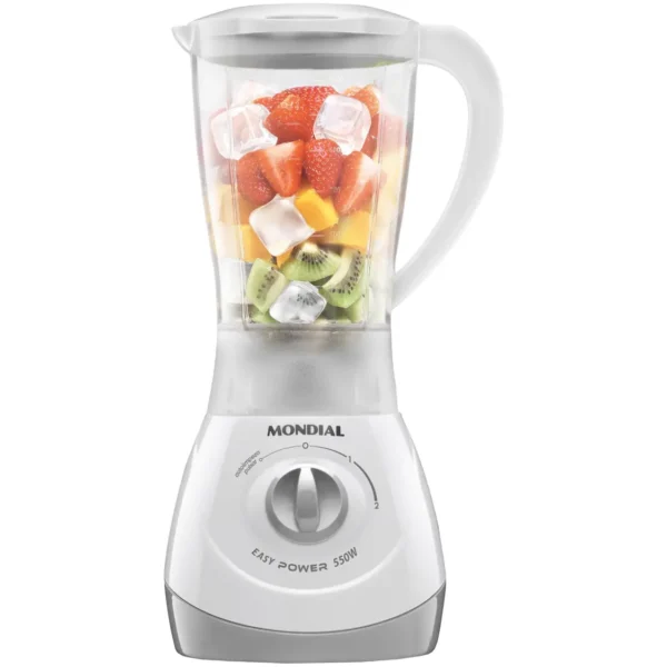 Liquidificador Mondial Easy Power L-550-W - Branco 2 Velocidades 550W
