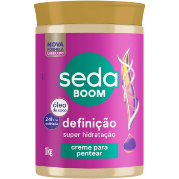 Seda Creme Para Pentear Boom Definição Pote 1Kg