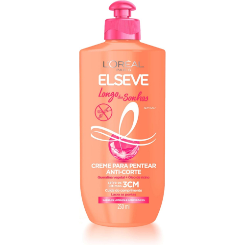 Creme Para Pentear Elseve Longo dos Sonhos 250 ml, L'Oréal Paris, 250 ml