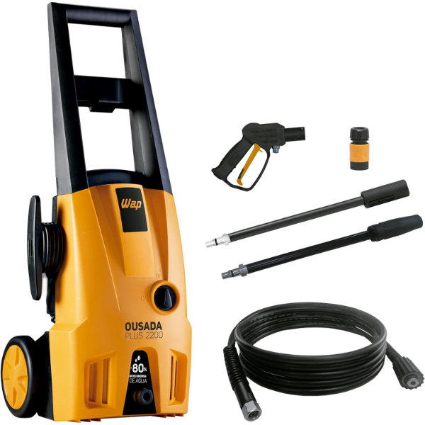 WAP Lavadora de Alta Pressão OUSADA PLUS 2200, com Jato Leque e Concentrado, 342L/h, 1750psi 1500W 127V