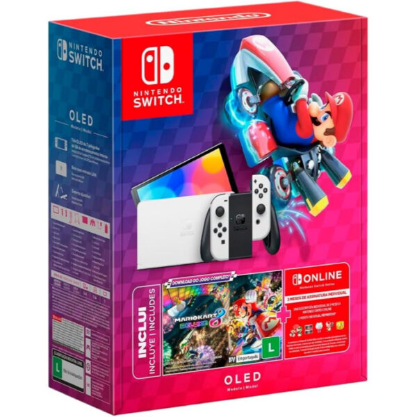 Nintendo, Console + Jogo, Switch OLED Branco