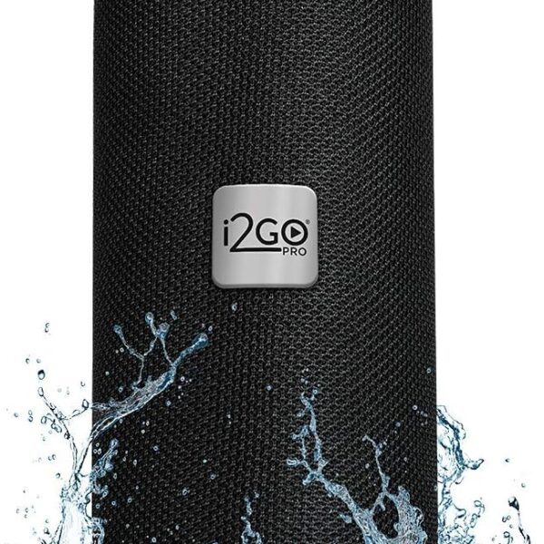 I2GO, Caixa De Som Bluetooth Essential Sound Go, 10W RMS, Resistente à Água, Preto