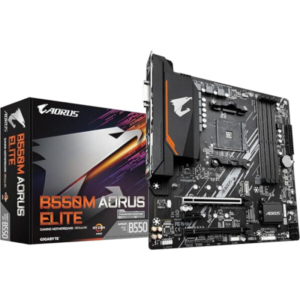 Placa Mãe Gigabyte B550M AORUS Elite, Chipset B550, AMD AM4, mATX, DDR4
