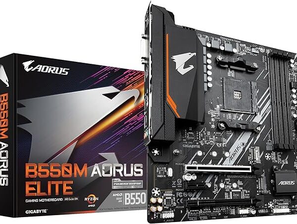 Placa Mãe Gigabyte B550M AORUS Elite, Chipset B550, AMD AM4, mATX, DDR4
