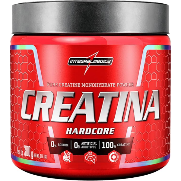 Integralmedica - Creatina em Pó Hardcore 100% Pura e Monohidratada - 300g