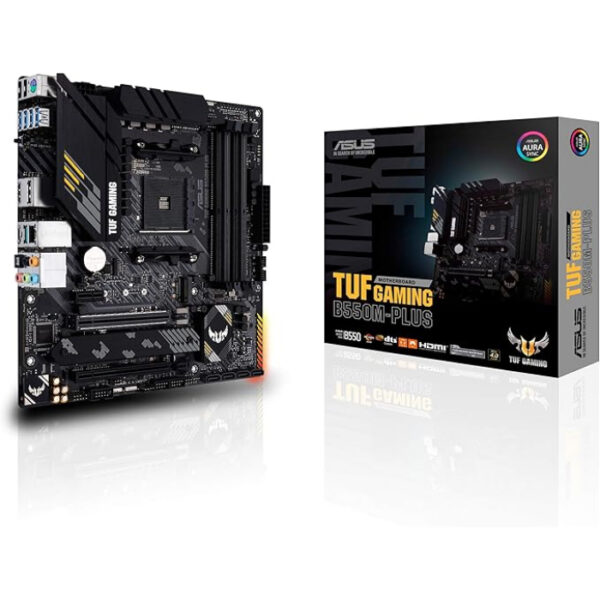 Placa Mãe Asus TUF GAMING B550M-PLUS AMD AM4 DDR4 mATX
