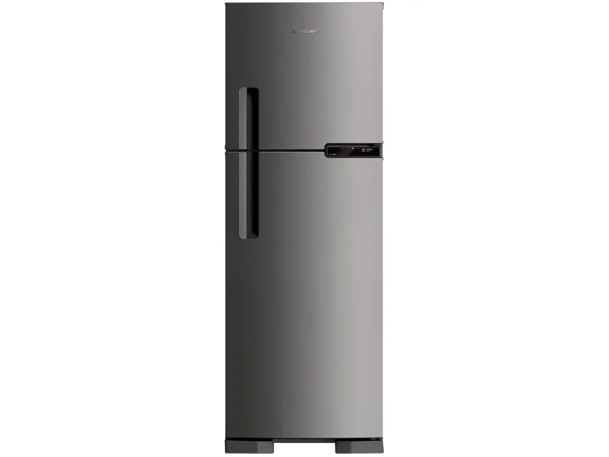 Geladeira Brastemp Frost Free Duplex 375L Inox com - Compartimento Extrafrio Fresh Zone BRM44HK