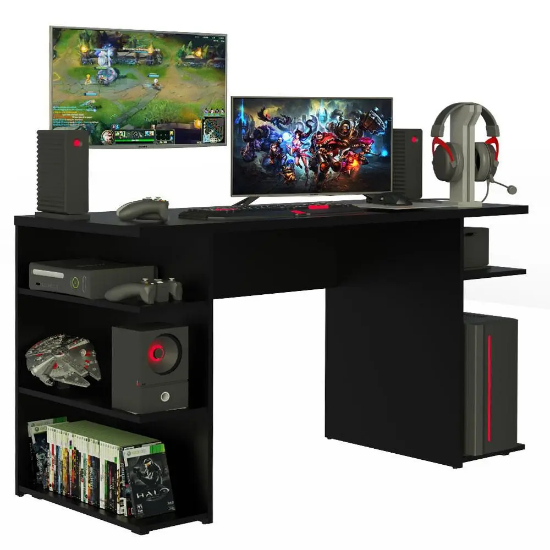 Mesa para Computador Gamer Madesa 9409 - Preto