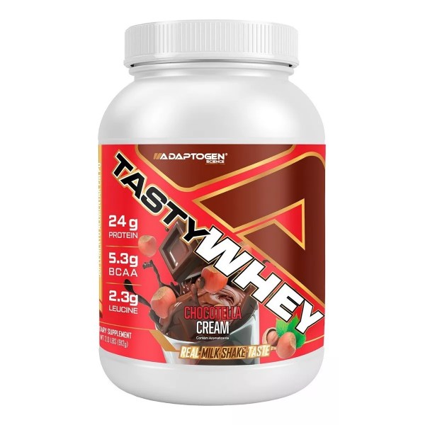 Suplemento Tasty Whey 3w Gourmet Whey Protein Adaptogen Science Pote 900g Sabor Chocotella MERCADO LIVRE