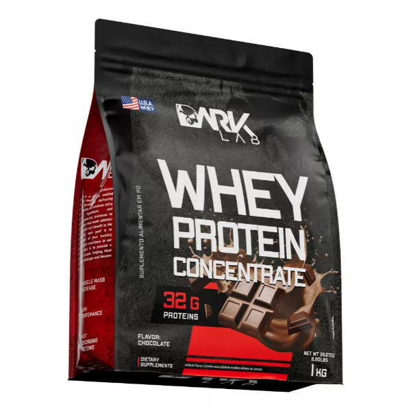Whey Protein Concentrado 1kg Chocolate Dark Lab MERCADO LIVRE