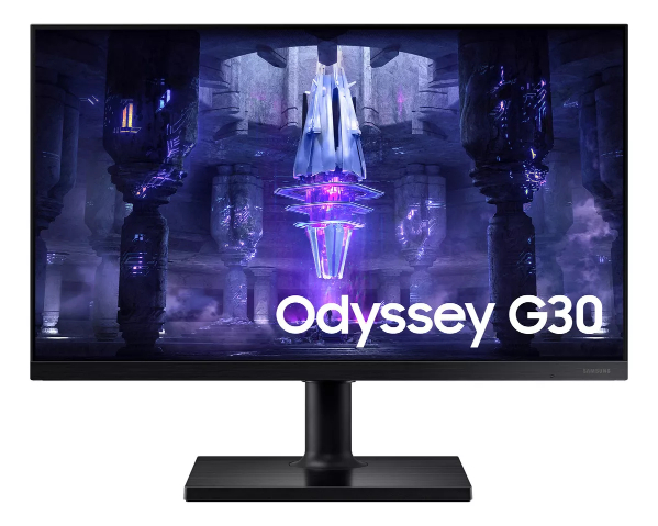 Monitor Samsung Odyssey G30 LS24BG300ELMZD 24" Full HD Va 144Hz FreeSync Preto 110V/220V