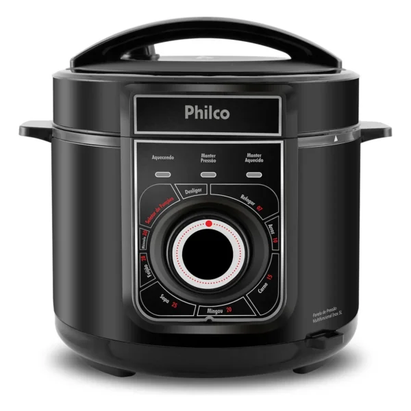 Panela de Pressão Elétrica Multifuncional Philco Ppp02pi 900W Cor Preta 220V
