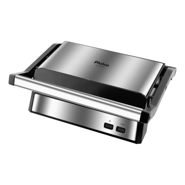 Grill E Sanduicheira PGR21PI Maxx Clean 1000W Cinza Philco 110V
