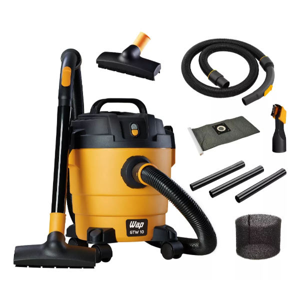 Aspirador de Pó e Água WAP GTW 10 1400W 127V com Mangueira de 1,5 Metros, Filtro Lavável, 1400W