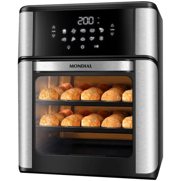 Air Fryer Mondial Forno Oven AFON-12L-BI Preta 12L