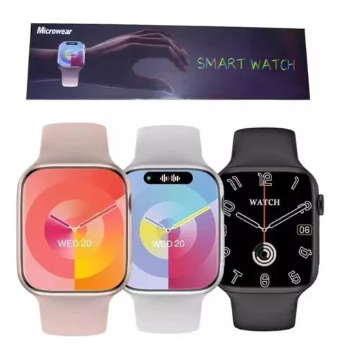 Smartwatch W29S Serie 9 Ilha Dinâmica ChatGPT 47mm GPS Bussola Armazena Arquivo foto musica Chamada