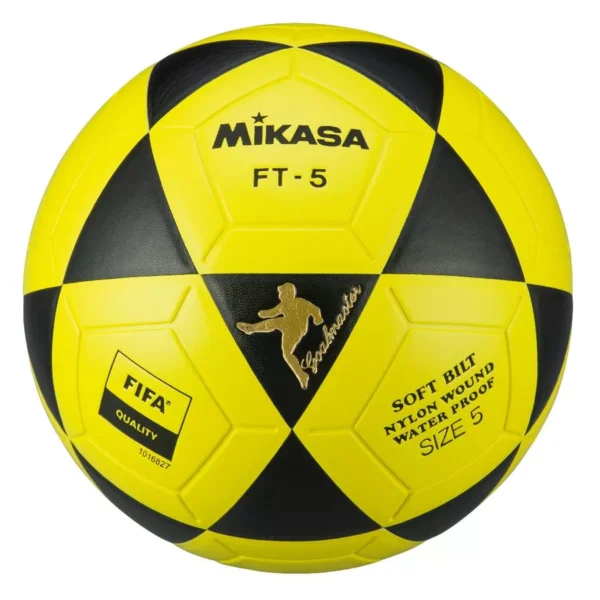 Bola De Futvôlei Futevolei Mikasa Ft5 - Ft5 Original amarela preto (IMPORTADA)