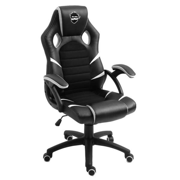 Cadeira Gamer Ninja Hiryu, Preto e Branco