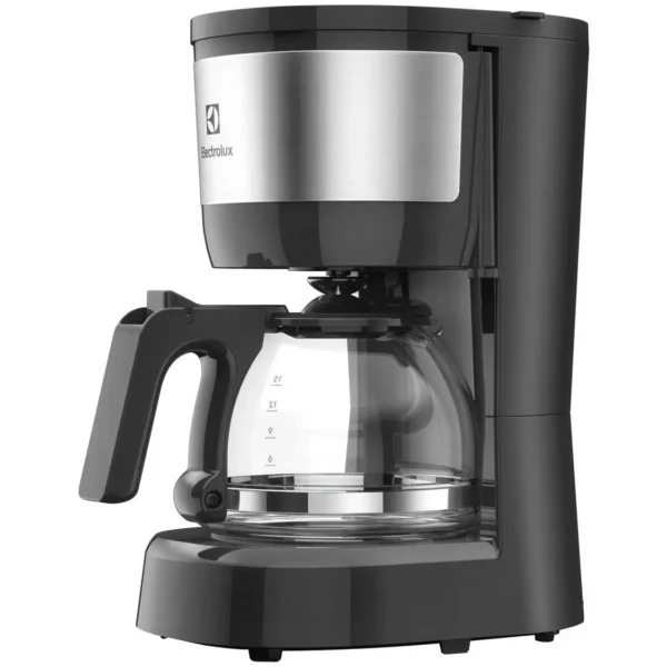 Cafeteira Elétrica Electrolux Efficient ECM10 - 15 Cafés Preto e Granite Gray