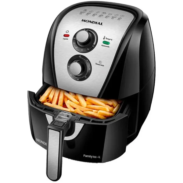 Air Fryer Mondial Family AFN-40-BI Preto 4L com Timer