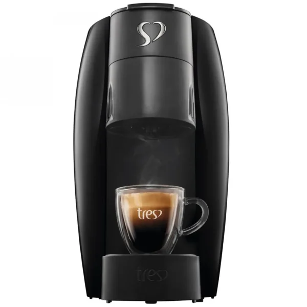 Cafeteira Espresso 3 Corações Lov Preto