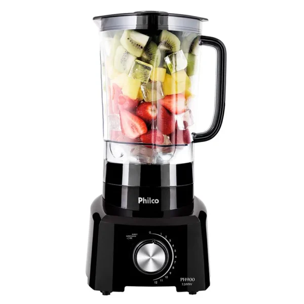 Liquidificador Philco Ph900 1200W 3 Litro 12 Vel Preto 110V