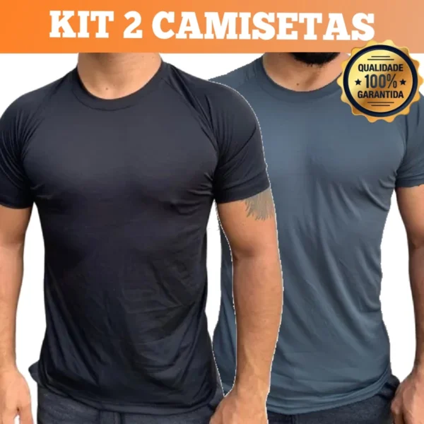 Kit 5 Camisetas Dry Fit Masculina - Casual - Treino - Academia - Esportes - Exercícios - Corrida