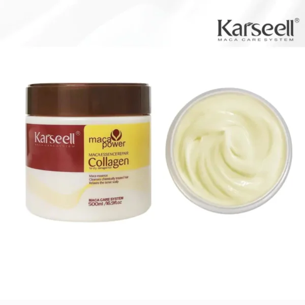 Karseell Collagen Tratamento Capilar 500g Mascara Maca Power Hidratação Poderosa 500g