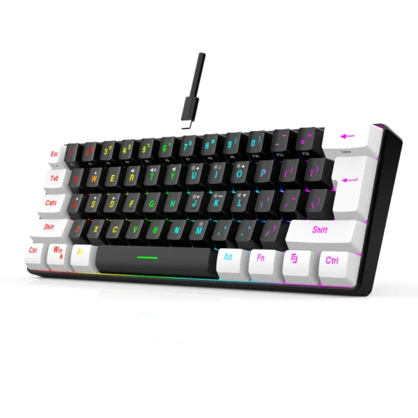Teclado com fio 61-Key RG