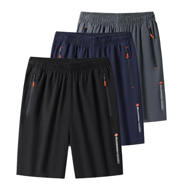 KIT 3 Bermudas Dry Fit de Alto Padrão Premium Casual Academia e Treinamento Externos e Internos