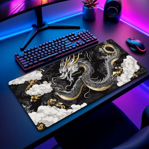 Mouse Pad Dragao Japones Gamer